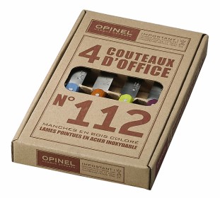 Opinel Kitchen Knife Set No.112 - colored