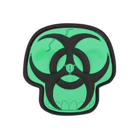 Maxpedition Biohazard Skull Patch - glow