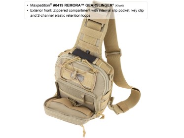 Maxpedition Remora Gearslinger - schwarz