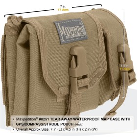 Maxpedition Tear Away Waterproof Map Case