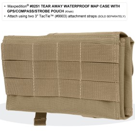 Maxpedition Tear Away Waterproof Map Case