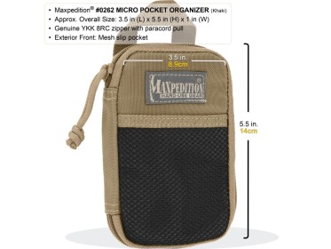 Maxpedition Micro Pocket Organizer - schwarz