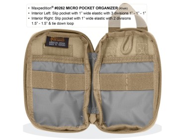 Maxpedition Micro Pocket Organizer - schwarz