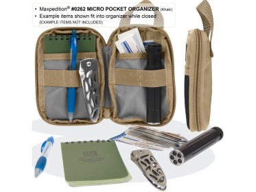 Maxpedition Micro Pocket Organizer - schwarz