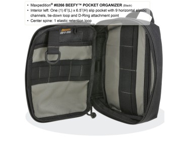 Maxpedition Beefy Pocket Organizer - schwarz