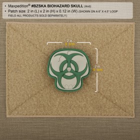 Maxpedition Biohazard Skull Patch - arid