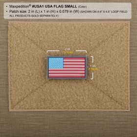 Maxpedition USA Flag Patch Small - arid