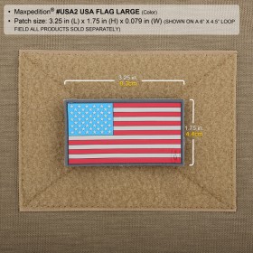 Maxpedition USA Flag Patch Large - arid