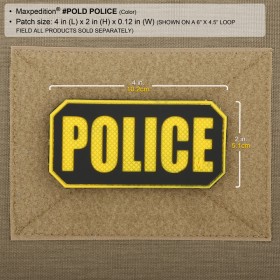 Maxpedition POLICE Identification Patch - arid