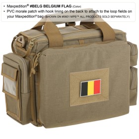 Maxpedition Belgium Flag Patch - full color