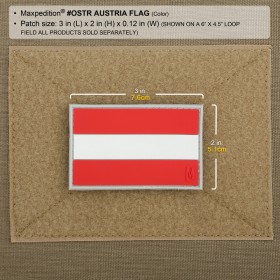 Maxpedition Austria Flag Patch - full color