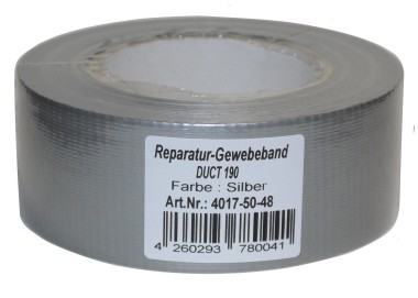 Priotec Duct Tape - silvergrey - 50m