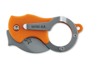 Fox Knives Mini-Ka Orange Sandblasted