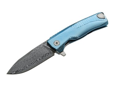 LionSteel ROK Damast Blue