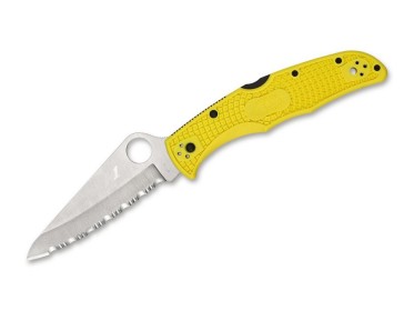 Spyderco Pacific Salt 2 Yellow Serrated