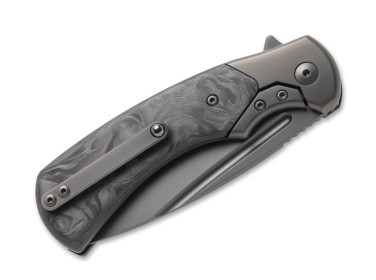 Fox Knives 40° Anniversary Knife Marble Carbon Titan Black
