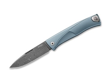 LionSteel Thrill Damascus Blue