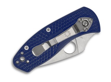 Spyderco Ambitious Lightweight CPM-S35VN Blue PlainEdge