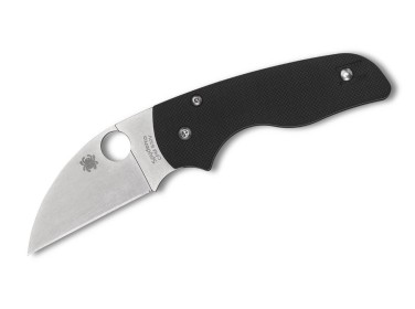 Spyderco Lil Native Wharncliffe G10 Black PlainEdge