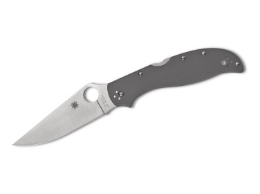 Spyderco Stretch 2 XL Gray G10 CPM CruWear PlainEdge