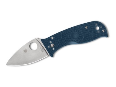 Spyderco Lil Temperance 3 Lightweight K390 Blue PlainEdge