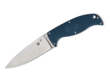 Spyderco Enuff 2 K390 Blue PlainEdge