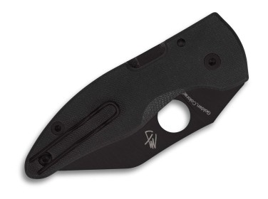 Spyderco MicroJimbo G10 Black Blade PlainEdge