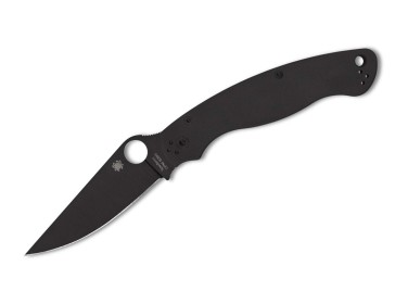 Spyderco Military 2 G10 Black Blade PlainEdge