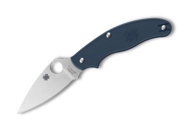 Spyderco UK Penknife CPM SPY27 FRN Blue PlainEdge