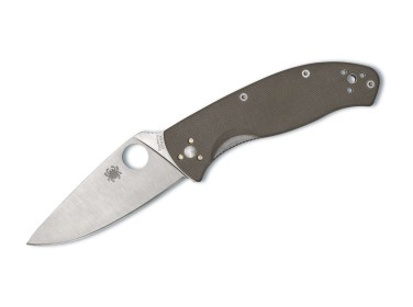 Spyderco Tenacious CPM M4 G10 Brown PlainEdge