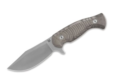 Fox Knives East Wood Tiger Micarta OD Green