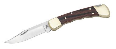 Buck Folding Hunter Finger Grooved