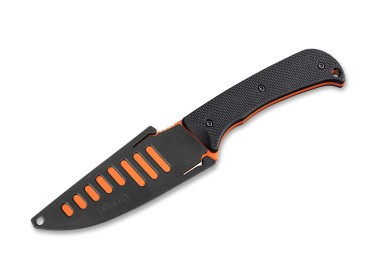 Hogue Extrak XL 3.9 Fixed Blade G10 Black Orange Cerakote