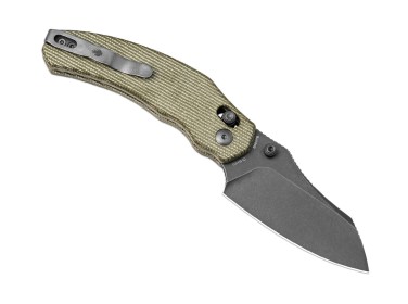 Kizer Bulldog Green Micarta