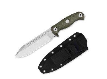 Kizer Drop Bear Fix 7 Green Micarta