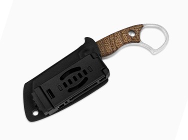 Kizer Little Rhino Burlap Micarta