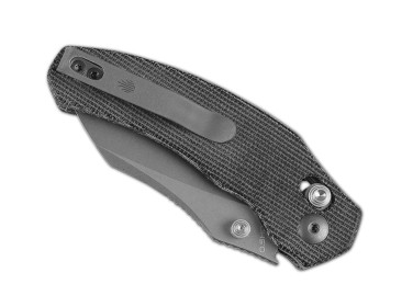 Kizer Mini Bulldog Grey Micarta