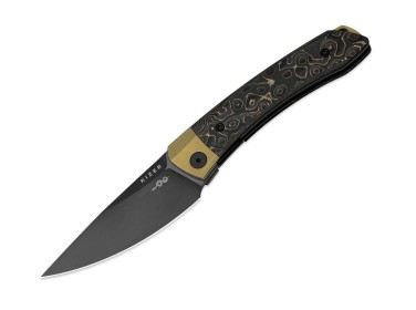 Kizer Mini MoMo Titanium Carbon Gold