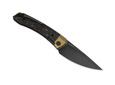 Kizer Mini MoMo Titanium Carbon Gold
