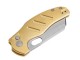 Kizer Sheepdog C01C Brass Button Lock