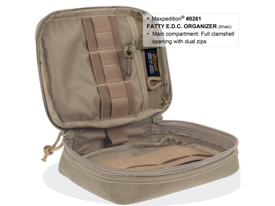 Maxpedition Fatty Pocket Organizer Schwarz 