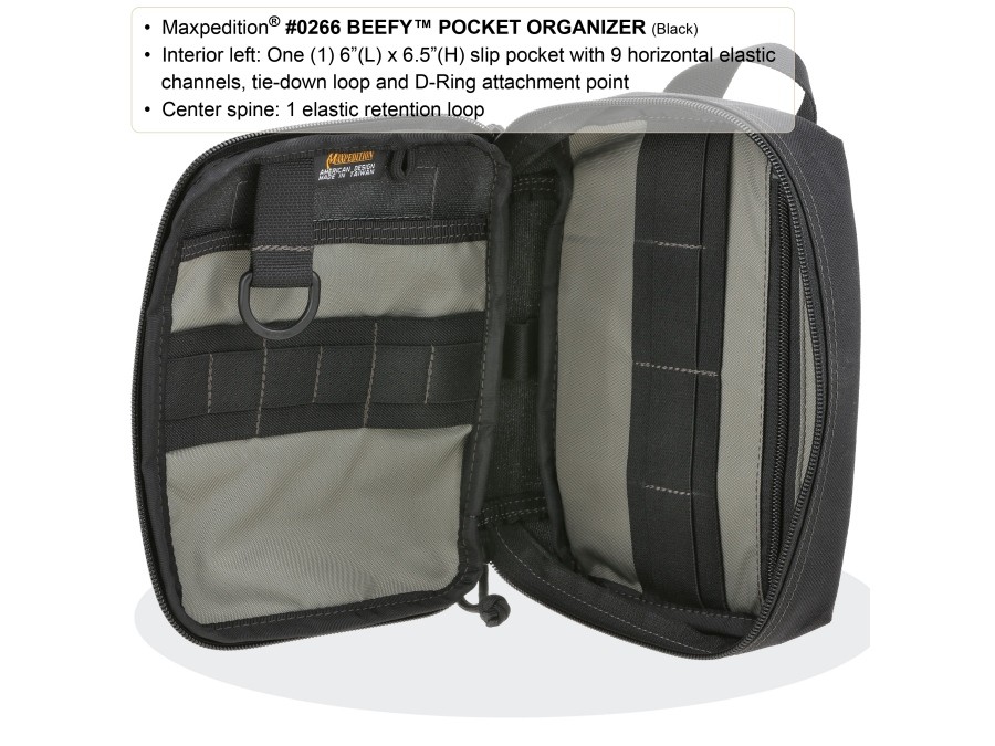 Maxpedition Beefy Pocket Organizer - black
