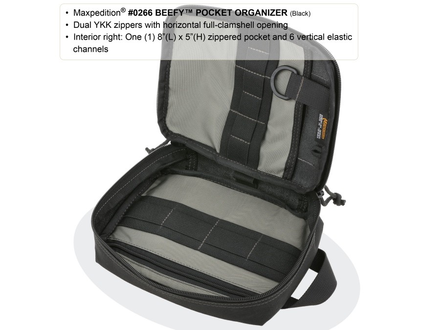 Maxpedition Beefy Pocket Organizer - black
