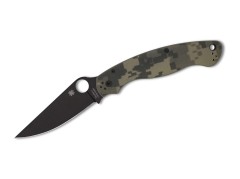 Spyderco Military 2 G10 Digital Camo Black Blade PlainEdge